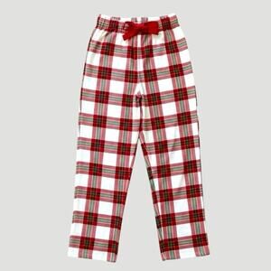 Stars Above Red & Green Plaid Pajama Pants